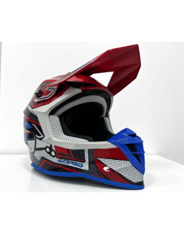 Шлем кроссовый Acerbis LINEAR 22 06 Red Blue