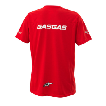 Футболка GASGAS Team Tee, red (S, Взрослая  Повседневная) - миниатюра 1