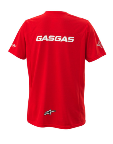 Футболка GASGAS Team Tee, red (S, Взрослая  Повседневная)