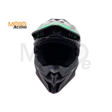 Шлем AiM JK803S Green Black - миниатюра 1