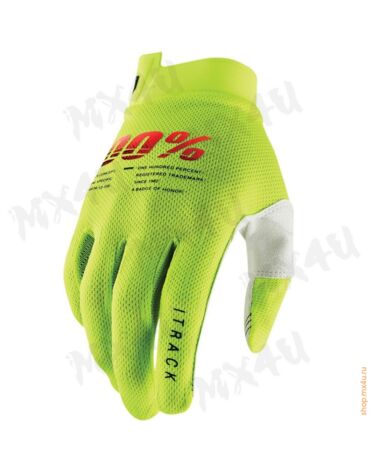 Мотоперчатки iTrack Glove Fluo Yellow желтые