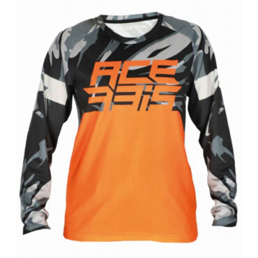 Acerbis Джерси детское MX J Kid Four Orange Grey - миниатюра 1