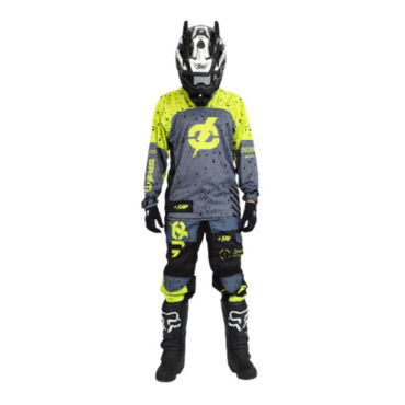Grom Штаны кроссовые Fragment Neon Grey - миниатюра 1