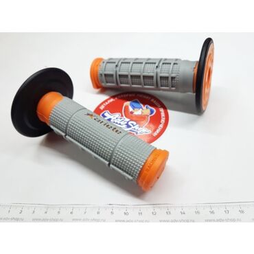 ARIETE TRINITY грипсы ( комплект ручек ) gray orang black - миниатюра 1