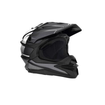 Desment Шлем кроссовый Raptor Black Grey graphic - миниатюра 2