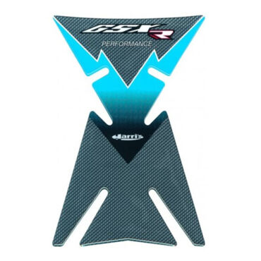 Накладка на бак Harris Suzuki GSX R, карбон, цвет голубой - миниатюра 1