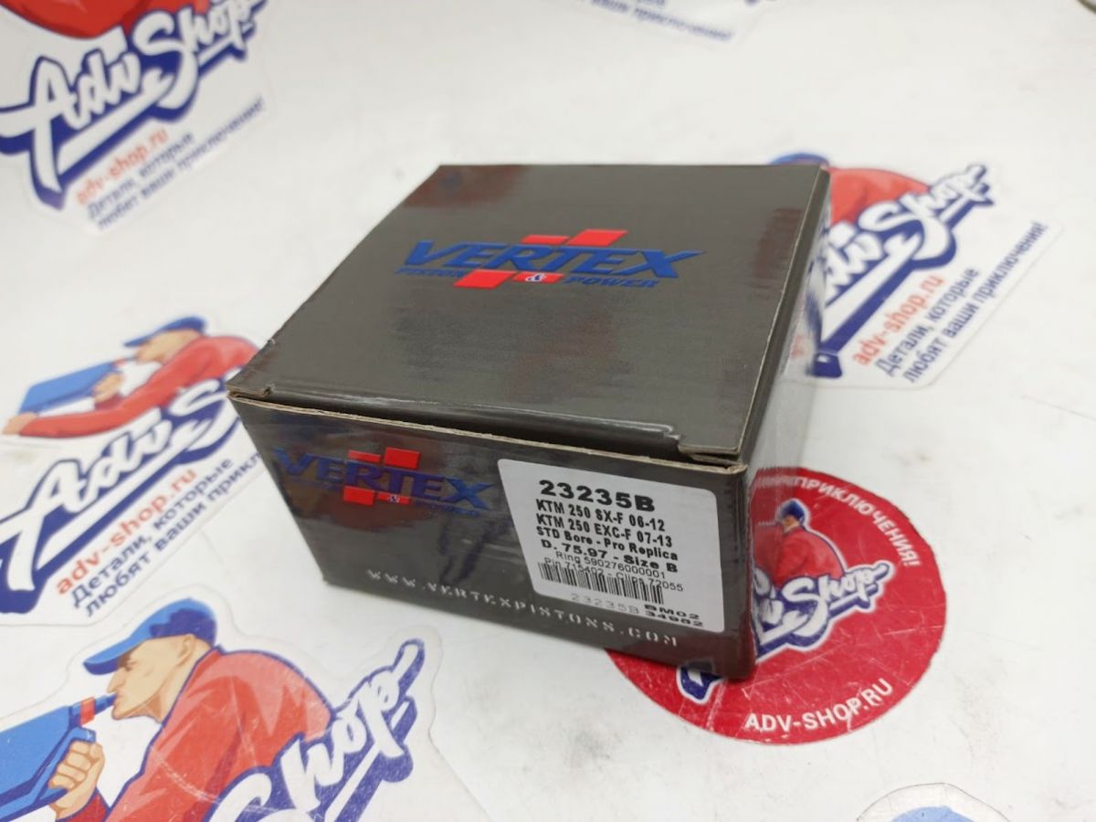 Vertex 23235B Поршень (d75.97)  KTM 250 SXF 06 12 / EXCF 07 13 - фото 1