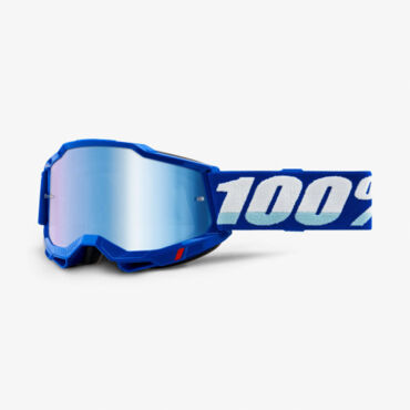 Очки для мотокросса 100% Accuri 2 Blue с синей зеркальной линзой - миниатюра 1