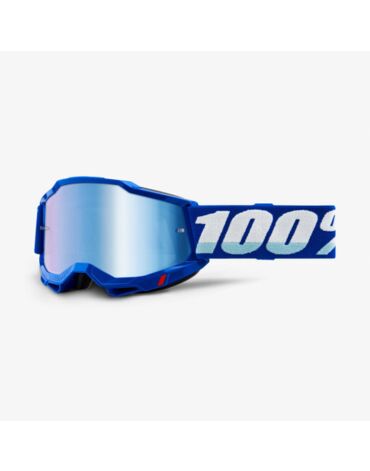 Очки для мотокросса 100% Accuri 2 Blue с синей зеркальной линзой