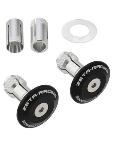 Заглушки в руль ZETA 35mm 2pcs Black, ZE48 7105