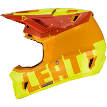 Leatt Шлем кроссовый Kit Moto 7.5 V23 Citrus - миниатюра 1