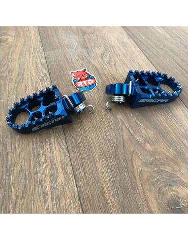SCAR EVO Подножки Husqvarna 125 501 (2014 2015), KTM 125 500 (1998 2015), 50 65 (1998 2018), синий
