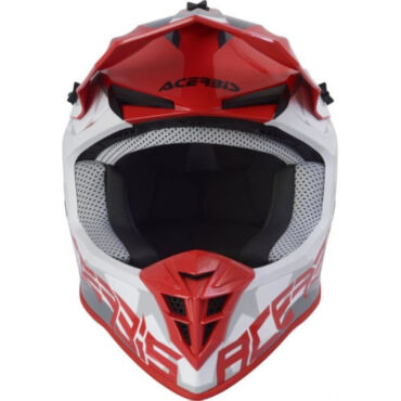 Acerbis Шлем кроссовый LINEAR Red White - миниатюра 1