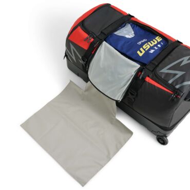 Сумка на колесах USWE Buddy 150L Athlete Gear Trolley Bag, Carbon Black - миниатюра 1