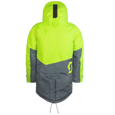 SCOTT Куртка Coat Warm Up grey neon yellow - миниатюра 1