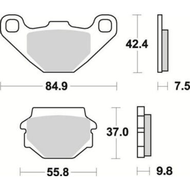 Колодки 669SM1 Braking - миниатюра 1
