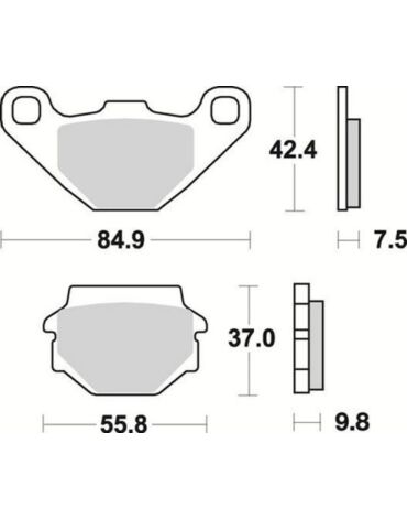 Колодки 669SM1 Braking