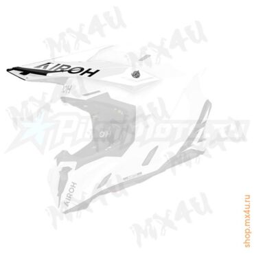 Козырек для шлема Airoh Twist 3 Color White Gloss - миниатюра 1