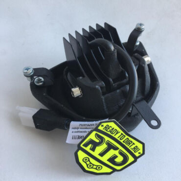 Светодиодная фара GasGas EC EC F (2021 2023), KTM Freeride (2012 2017), Husaberg FE TE (2009 2013), Husqvarna FE TE (2014), Чёрный красный - миниатюра 1