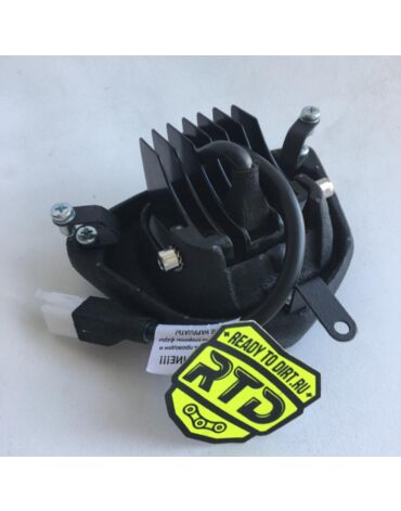 Светодиодная фара GasGas EC EC F (2021 2023), KTM Freeride (2012 2017), Husaberg FE TE (2009 2013), Husqvarna FE TE (2014), Чёрный красный