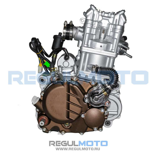 Двигатель ZS174MN 3 (CBS300) (74x65) 4 кл, КПП - 5, вод.охл, без радиаторов с кикстартером  - фото 1