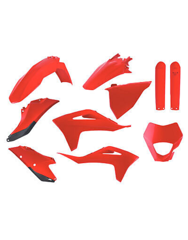 POLISPORT ENDURO FULL KIT w mask Комплект пластика (красный)  GASGAS EC EC F "2021->  // 91116