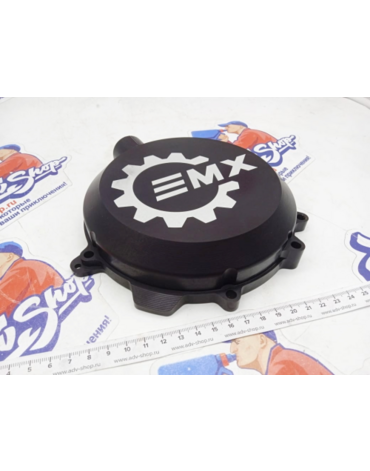 EMX TECH BLACK усиленная крышка сцепления черная KTM 250 300 EXC TPI SX XC 17 23 / HQV TEi -TXi TCi 17 23 ( 74 22 003 BLK )