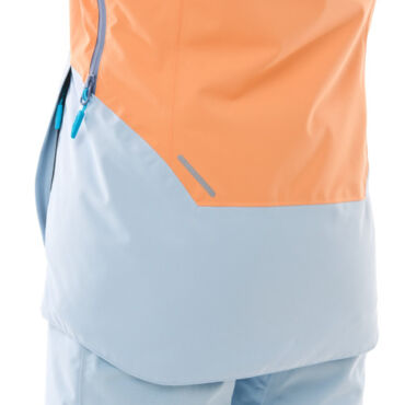 Dragonfly Куртка горнолыжная утепленная Gravity Woman 2025 Mock Orange Light Blue - миниатюра 2