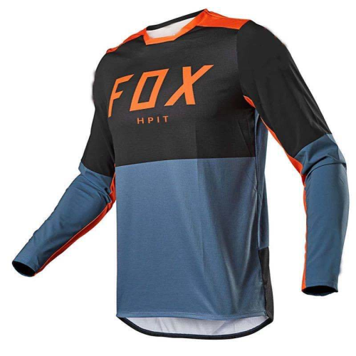 Джерси для мотокросса черно оранжевая - фото 1