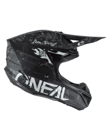 Oneal Шлем кроссовый 5Series Polyacrylite Черный Белый