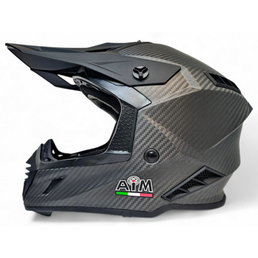 Шлем кроссовый Aim RH855 Carbon 3K матовый - миниатюра 1