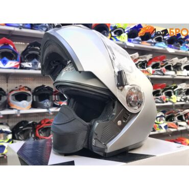 Шлем модуляр Vega Spark (HS 158) Winter, серый матовый - миниатюра 1