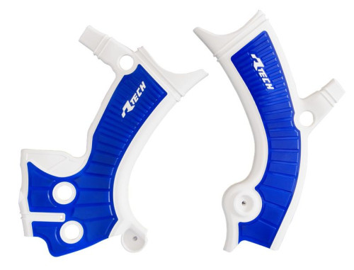 Защита рамы бело синяя Yamaha YZ250F WR450F 19 22 / YZ450F 18 22 / WR250F 20 22  - фото 1