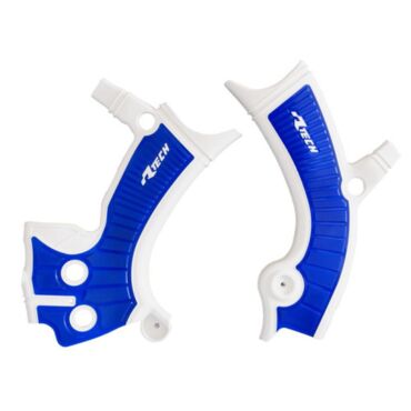 Защита рамы бело синяя Yamaha YZ250F WR450F 19 22 / YZ450F 18 22 / WR250F 20 22  - миниатюра 1