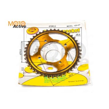 Венец, звезда ведомая (420 43) SFR PIT BIKE 125 190 4х92х76 - миниатюра 1