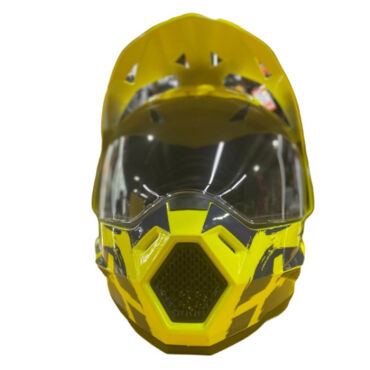 AiM Шлем детский JK802Y Yellow Blue - миниатюра 1
