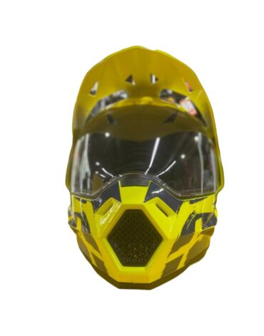 AiM Шлем детский JK802Y Yellow Blue