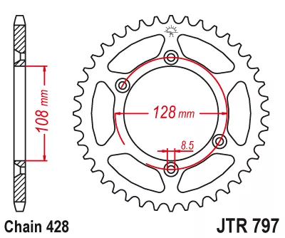 Звезда ведомая JTR797 - фото 1