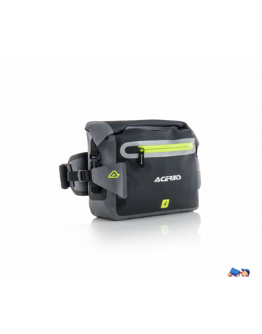 Acerbis NO WATER Black Grey Сумка на пояс водонепроницаемая (4 L)  // 0022858.319