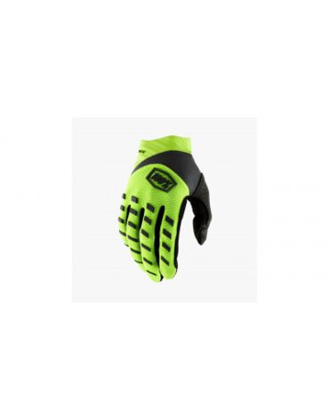 Мотоперчатки 100% Airmatic Glove, fluo yellow black (L, Взрослая  Кросс эндуро)