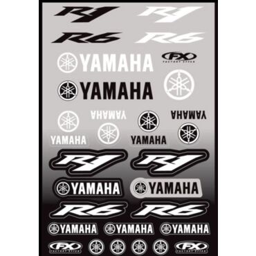 Набор наклеек FX под мотоциклы Yamaha R1 R6 - миниатюра 1
