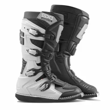 Мотоботы Gaerne GX 1 Goodyear Black White Grey - миниатюра 1