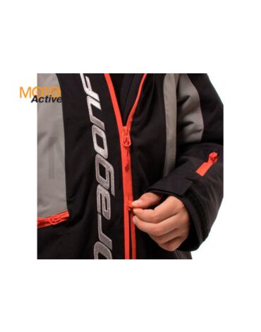 Зимний утепленный комбинезон DF Junior Gravity Black Gray 2023 (116 122)