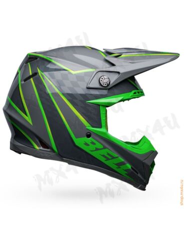 Мотошлем Moto 9 Flex Sprite - Зеленый