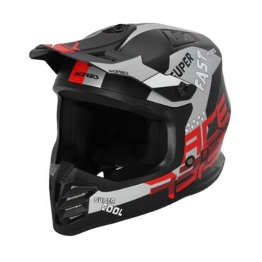 Acerbis Шлем детский Profile Junior Black Red - миниатюра 1