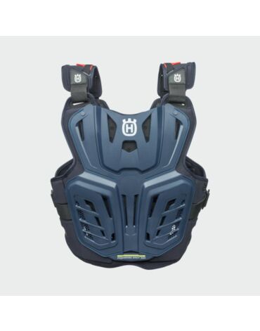 Защита тела Leatt Chest Protector 4.5 Husqvarna, blue yellow (One Size, Взрослая )