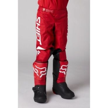 Мотоштаны подростковые Shift White Label Trac Youth Pant (Red, 26, 2021) - миниатюра 1