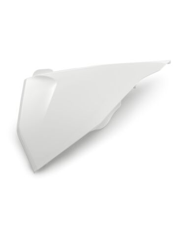 Крышка корпуса воздушного фильтра левая белая KTM SX SX F 19 21; EXC EXC F 20 21