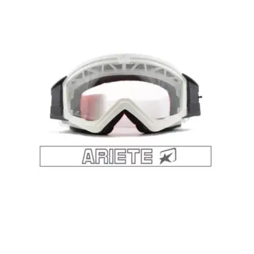 Кроссовые очки (маска) MUDMAX - WHITE / CLEAR LENS NO PINS - миниатюра 1