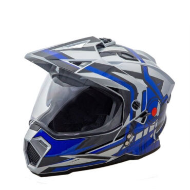 AiM Шлем JK802S Blue Grey Black - миниатюра 1